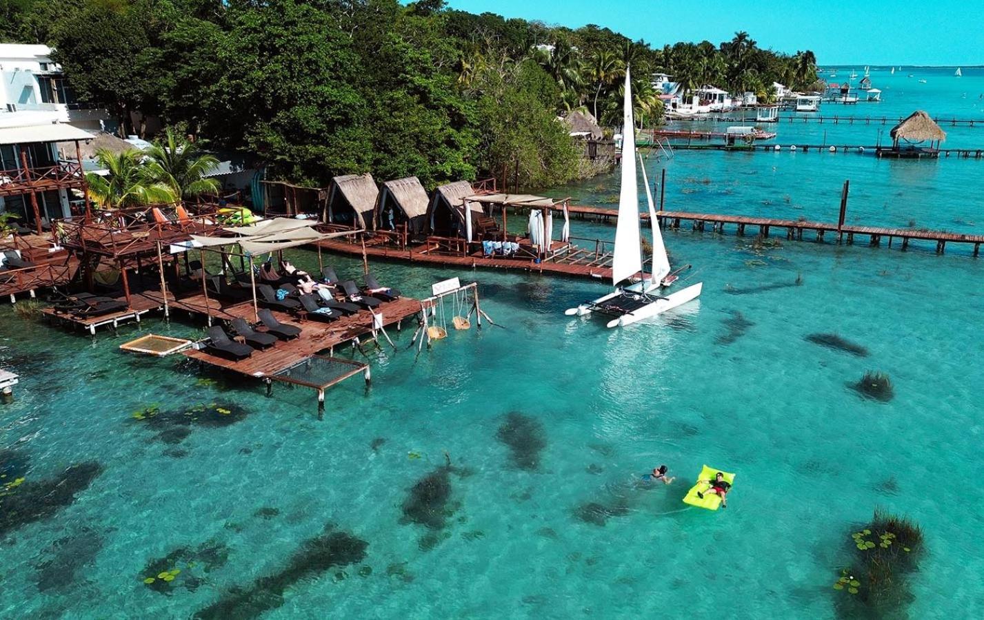 El Buho Lagoon Bacalar Zewnętrze zdjęcie